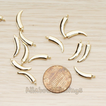 PD.1643 // Shaped Horn Curved Pendant, 2 Pc