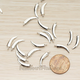 PD.1643 // Shaped Horn Curved Pendant, 2 Pc
