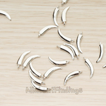 PD.1643 // Shaped Horn Curved Pendant, 2 Pc