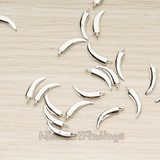 PD.1643 // Shaped Horn Curved Pendant, 2 Pc