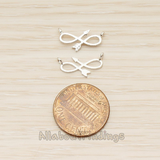 PD.1644 // Cubic Setting Infinity Arrow Pendant, 2Pc