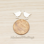 PD.1648 // Mini Sparrow Pendant, 2 Pc
