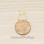 PD.1649 // Tiny Candy Cane Pendant, 2 Pc