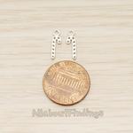 PD.1649 // Tiny Candy Cane Pendant, 2 Pc