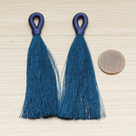 PD.1653 // Color Silk Tassel Pendant, 2 Pc