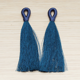 PD.1653 // Color Silk Tassel Pendant, 2 Pc