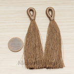 PD.1653 // Color Silk Tassel Pendant, 2 Pc