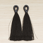 PD.1653 // Color Silk Tassel Pendant, 2 Pc