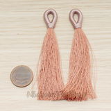 PD.1653 // Color Silk Tassel Pendant, 2 Pc