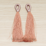 PD.1653 // Color Silk Tassel Pendant, 2 Pc