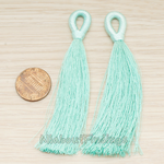 PD.1653 // Color Silk Tassel Pendant, 2 Pc