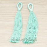 PD.1653 // Color Silk Tassel Pendant, 2 Pc