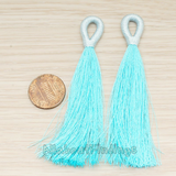 PD.1653 // Color Silk Tassel Pendant, 2 Pc