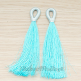 PD.1653 // Color Silk Tassel Pendant, 2 Pc