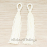 PD.1653 // Color Silk Tassel Pendant, 2 Pc