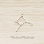 PD.1681 // Zodiac Constellations Line Cubic Zirconia Setting Pendant, 1 Pc