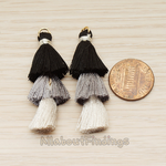 PD.1688 // Small Cotton Triple Layer Tassel Pendant, 1 Pc