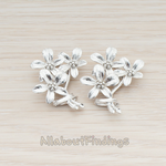 PD.169 // Flower Daisy Bouquet Pendant, 2 Pc