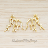 PD.1692 // Coral Bone Pendant, 2 Pc