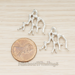 PD.1692 // Coral Bone Pendant, 2 Pc