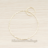 PD.1696 // Hammered Two Ring Linked Pendant, 2 Pc