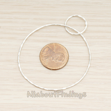 PD.1696 // Hammered Two Ring Linked Pendant, 2 Pc