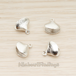 PD.1698 // Adjustable Folder Seashell Pendant, 2 Pc