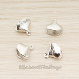 PD.1698 // Adjustable Folder Seashell Pendant, 2 Pc