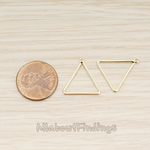 PD.1709 // Simple Triangle Link Pendant, 4 Pc