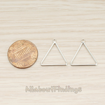 PD.1709 // Simple Triangle Link Pendant, 4 Pc
