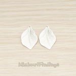 PD.1730 // Realistic Small Leaf Pendant, 4 Pc