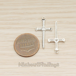 PD.1739 // Cubic Long Cross Pendant, 1Pc