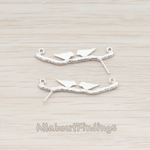 PD.176 // Flat Love Birds on Branch Pendant, 2 Pc