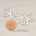 PD.196 // Coral Tree Pendant, 2 Pc