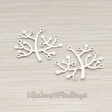 PD.196 // Coral Tree Pendant, 2 Pc