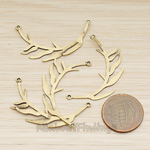 PD.197 // Odd Pinnate Leaves Pendant, 2 Pc