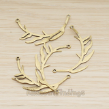 PD.197 // Odd Pinnate Leaves Pendant, 2 Pc