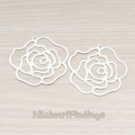 PD.203 // Silhouette Rose Pendant, 2 Pc