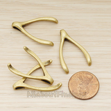 PD.205-02 // LARGE Wishbone Pendant, 2 Pc