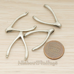 PD.205-02 // LARGE Wishbone Pendant, 2 Pc