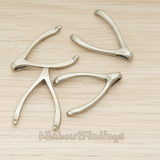 PD.205-02 // LARGE Wishbone Pendant, 2 Pc