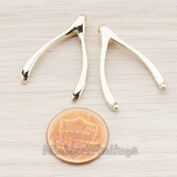 PD.205-02 // LARGE Wishbone Pendant, 2 Pc