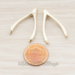 PD.205-02 // LARGE Wishbone Pendant, 2 Pc