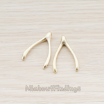 PD.205-02 // LARGE Wishbone Pendant, 2 Pc
