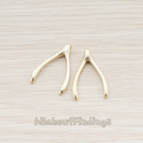 PD.205-02 // LARGE Wishbone Pendant, 2 Pc