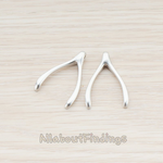 PD.205-02 // LARGE Wishbone Pendant, 2 Pc