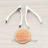 PD.205-02 // LARGE Wishbone Pendant, 2 Pc
