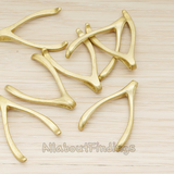 PD.205-02 // LARGE Wishbone Pendant, 2 Pc
