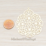 PD.209-02 // Large Gothic Filigree Pendant, 2 Pc