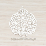 PD.209-02 // Large Gothic Filigree Pendant, 2 Pc